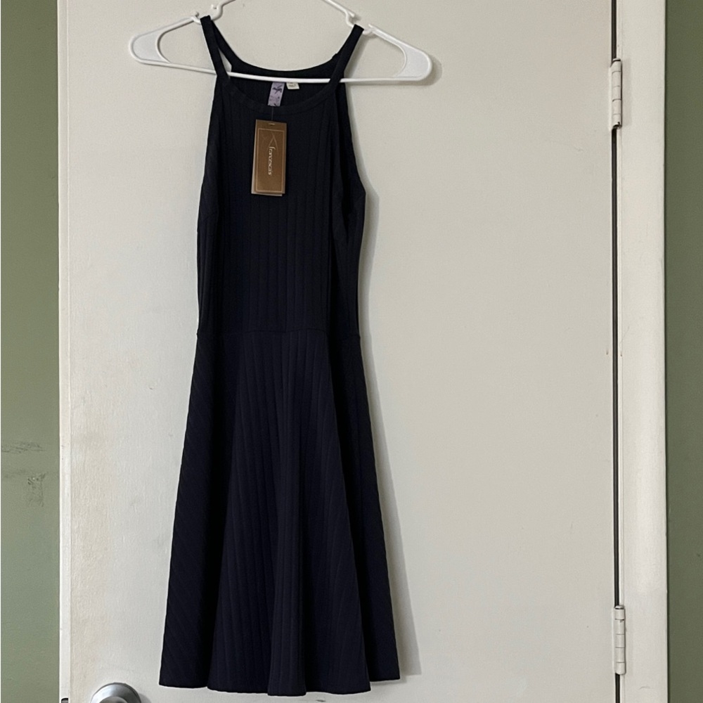 Navy Ribbed Dress- Small (Francesca’s)